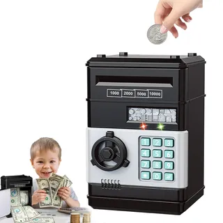 Elektronische Spardose Tresor - Spardose, Sparschwein Tresor, Geburtstag Geschenke für Kinder Piggy Bank Sparkasse,Elektronische Münze Geldbank Spardosen für Kinder