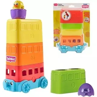 Tomy: Tomy Toomies bunter Eier-Doppeldeckerbus