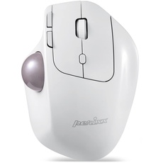 Bild von PERIMICE-720 W, Bluetooth ergonomische Trackball Maus, schnurlos, Weiß