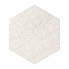 Feinsteinzeug Hexagon Fabrik Ivory Glasiert Matt 21,5 x 25 x 0,9 cm
