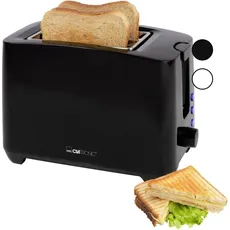 Clatronic TA 3801 S Toaster  Schwarz, Toaster, Schwarz