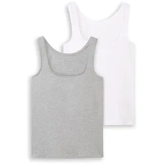 Tom Tailor Damen Basic Top im Doppelpack