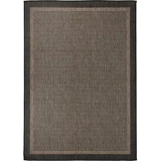 Outdoor-Teppich Flachgewebe 140x200 cm Dunkelbraun - Braun, Dunkelbraun