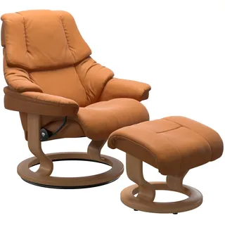 Stressless® Relaxsessel »Reno« mit Classic Base, Größe S, M & L, Gestell Eiche, braun