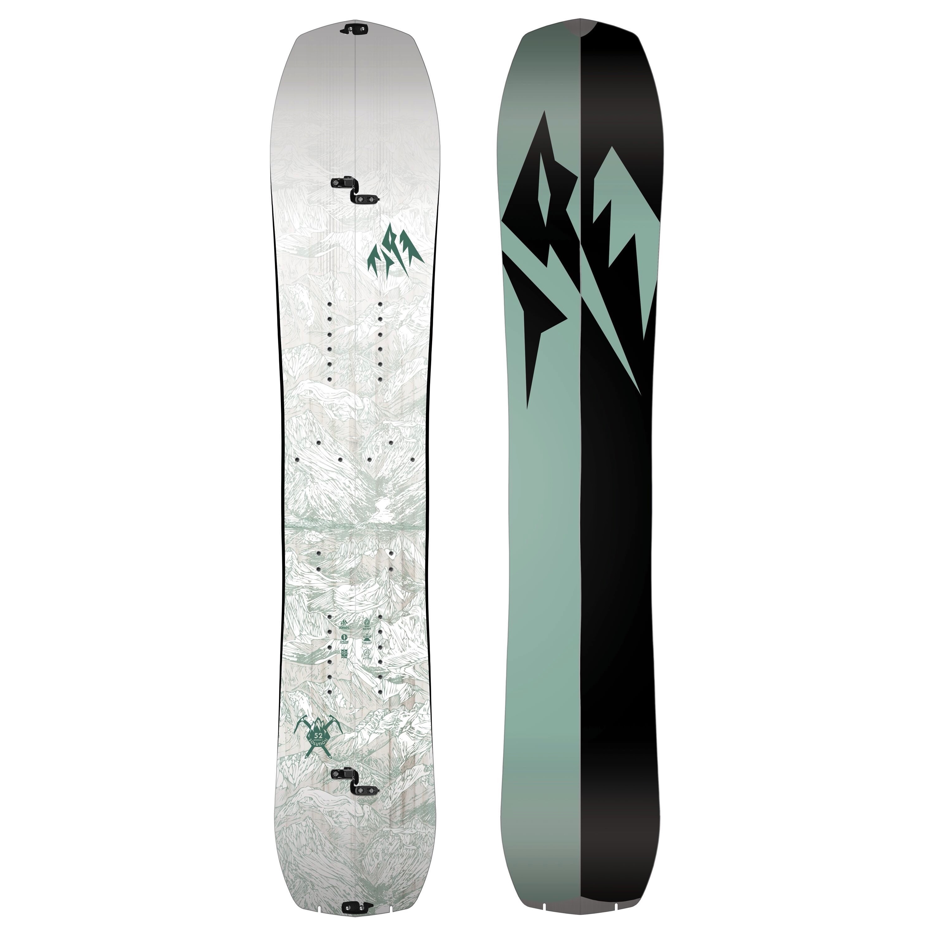 Bild von Snowboards Solution 2024 Splitboard black, weiss, 146