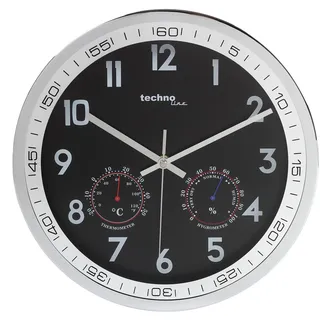 Technoline WT 7981 30,00 cm silber/schwarz