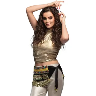 Boland - Gürtel Belly Dance Deluxe, Einheitsgröße, Zubehör, sexy Accessoires für Damen für Disco oder Party, Kostüm, Karneval, Mottoparty