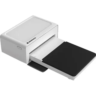 AgfaPhoto Realipix Moments AMO46 – 10x15 cm Smartphone-Fotodrucker, Bluetooth für Apple und Android Smartphones, 4Pass Thermosublimation – Weiß