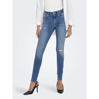 Only ONLPOWER LIFE MID PUSH Skinny Fit Blau 42/30