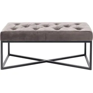 Kare Sitzbank Crossover Grau/Schwarz 90 x 40 x 40 cm