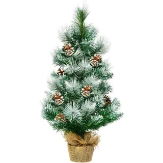 Costway Künstlicher Mini Weihnachtsbaum 60 cm grün