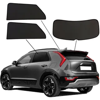 Premium SunClip Auto Sicht- & Sonnenschutz kompatibel mit Kia NIRO 2 II 2022- INKL Tasche