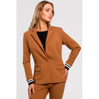 Made of Emotion Damen-Blazer Passang M459 karamell XXL - Braun