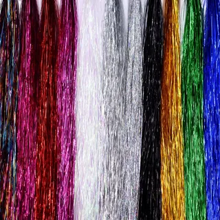 10Pcs Zufällige Farben 0.28 mm Breite Kristall Flash Linie Fliegen Bindematerialien
