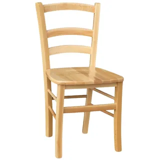 Stuhl, Esszimmer Venedig Hölzern Massccio Natürlich Mit Sitzend Massivholz