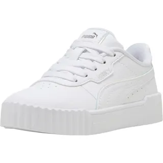 Puma Carina 3.0 Holo Kinder Silber/Weiß/Rosa 33