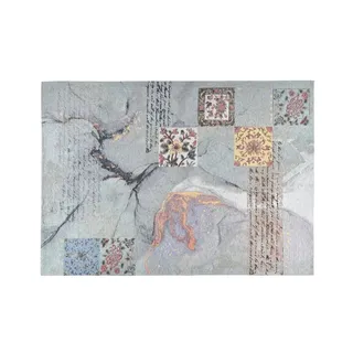 Gino Falcone Cosima-106 Webteppich 130 x 190 cm Blau/Türkis/Mehrfarbig