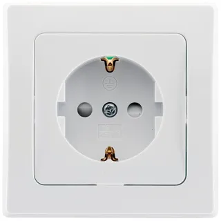 ChiliTec Schuko-Steckdose Unterputz 230V Weiß 1 St.