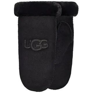 UGG Lederhandschuhe »W SHEARLING UGG EMBROIDER MITTEN«, schwarz