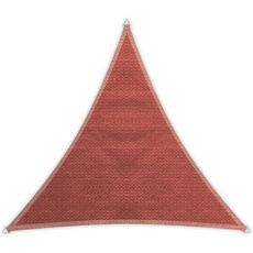 Windhager Sunsail ADRIA Dreieck Terracotta, Sonnensegel, Sonnenschutz, UV-Schutz, witterungsbeständig und atmungsaktiv, 5 x 5 m (gleichschenkelig), 10973