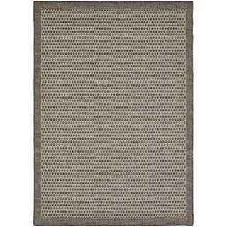 Andiamo Teppich "Savannah" rechteckig 4 mm Höhe Flachgewebe, In- und Outdoor geeignet, Wohnzimmer, braun
