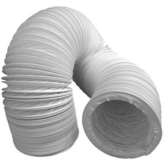 daniplus Abluftschlauch PVC flexibel Ø 100/102 mm, 3 m z.B. für Klimaanlagen, Wäschetrockner, Abzugshaube