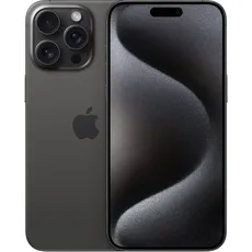 Apple iPhone 15 Pro Max (256 GB, Black Titanium, 6.70", SIM + eSIM, 48 Mpx, 5G), Smartphone, Schwarz
