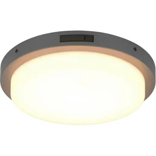 Trio Außenwandleuchte Metall Ø 30 cm 1 Stk. anthrazit