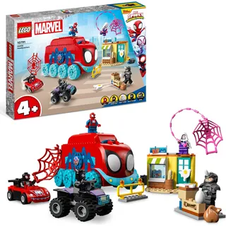 LEGO 10791 Marvel Spideys Team-Truck, Spielzeug für Kinder ab 4 Jahren mit Miles Morales und Black Panther Minifiguren, Spidey und seine Super-Freunde - Bunt