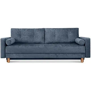 Konsimo Einzelsofa Eriso ¦ blau ¦ Maße (cm): B: 220 H: 80