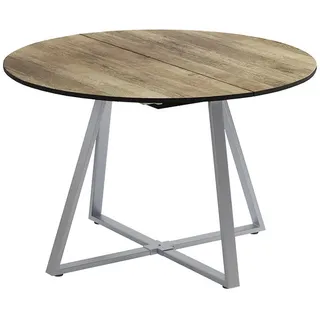 Vicco Loyd Ø 120 cm Eiche rustikal/Grau
