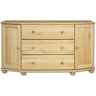 Kommode Sideboard Echtholz Neu Anrichte Schrank JVmoebel - Beige