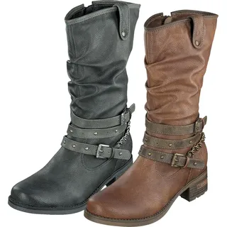 Mustang Damen 1229-605 Halblange Stiefel braun