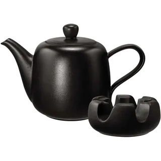 SELTMANN WEIDEN Teekanne »Kanne mit Stövchen Liberty Velvet Black 1,6 l schwarz« 1 Stk. tlg., schwarz