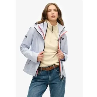 Superdry für Damen. W5011850A Windjacke mit Kapuze Mountain lilac (S), Lässig, Flieder, Recyceltes Polyester, Nachhaltig