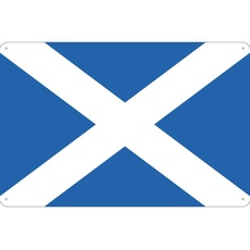 Blechschild Wandschild 20x30 cm Schottland Fahne Flagge