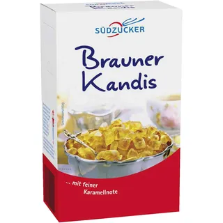 500g Südzucker Brauner Kandis Zucker mit feiner Karamelnote nordisch feine Süße