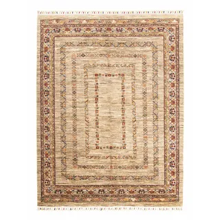 morgenland Wollteppich »Gabbeh - Loribaft Perser - 250 x 170 cm - beige«, rechteckig, 12 mm Höhe, Wohnzimmer, Handgeknüpft, Einzelstück mit Zertifikat morgenland Beige B: 170 cm   1 St.