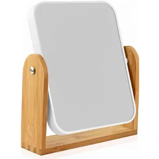 OYEWALLS Kosmetikspiegel Tischspiegel Klein Spiegel 1X/3X Vergrößerungsspiegel Kleiner Doppelseitiger Schminkspiegel für Gesichtspflege Rasieren und Schminken Make Up