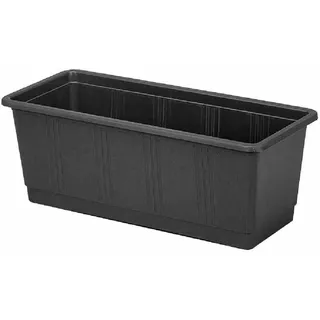 TOP Blumenkasten Standard 40cm anthrazit Blumentopf Blumenkübel Pflanzen Blumen