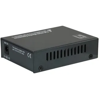 LevelOne GVT-2012 - Medienkonverter - GigE - 10Base-T, 1000Base-SX, 100Base-TX, 1000Base-T - RJ-45 / SFP PoE, Data converter