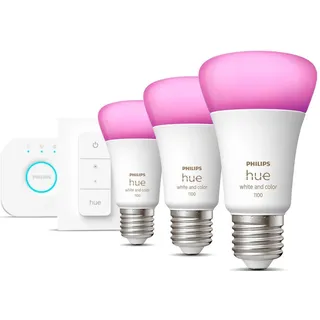 Philips Hue White & Color Ambiance E27 9 W 1100 lm 3 St.