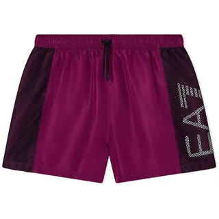 Ea7 Emporio Armani 7m001686_af21071 Badehose Boxer - Plum Caspia / Sugar Swizzle - 2XL