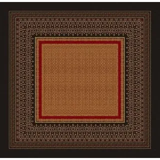 Bassetti Tischdecke Roccaraso R1 aus 100% Baumwolle in der Farbe Rot, Maße: 170cm x 170cm, 9324154