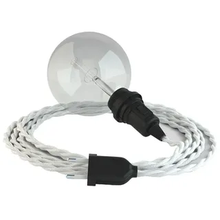 Creative Cables Tc01 5 M Hängeleuchte Für Lampenschirm - White / Black - One Size