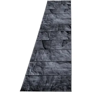 Ayyildiz Kurzflorteppich Parma 9250 Schwarz 80 cm x 300 cm