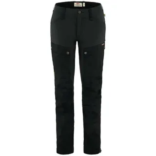 Fjällräven Keb Curved Hosen Schwarz 36