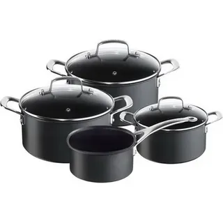 1x Jamie Oliver BlacK Induction Topf-Set 4 teilig Topf, Pfannenset