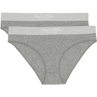 Marc OPolo Slip "Iconic Rib woven" Packung, 2 Stk. mit feingeripptem, elastischem Bund, 946nordic gr