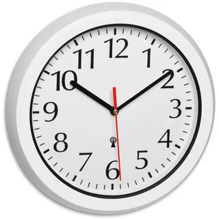 TFA Funk-Wanduhr 30 cm 60.3542.02 weiß